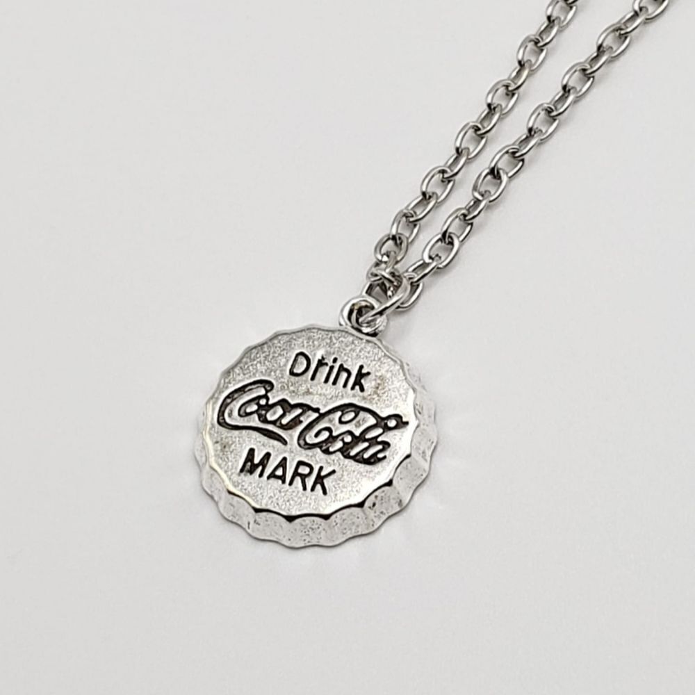 BrandโNewโSilverโCoca-ColaโNecklace
